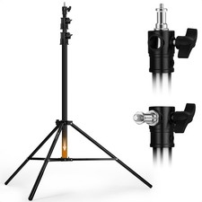 Air Cushioned Light Stand 9.2ft Heavy Duty Photography Tripod Stand 41-110in