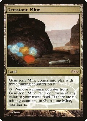 MTG English Gemstone Mine NM Foil Promos: Judge