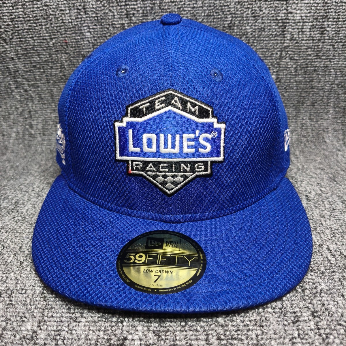 New Era Team Lowe's Racing 59FIFTY Fitted Hat Blue Size 7