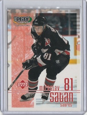 2001-02 Upper Deck Play Makers Limited - Miroslav Satan #11 for