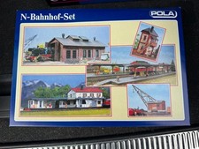 Pola 399 N 1:160 N Train Station Set 5 Piece Unbuilt in OVP