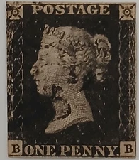 Great Britain 1840 Penny Black Scott #1