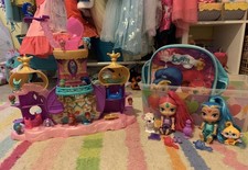 Shimmer and Shine LOT Teenie Genies Floating Genie Palace Playset Plus Dolls