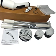 3 IN 1 Electric Spin Scrubber Cordless Power Cleaning Brush Rechargeable Cleaner