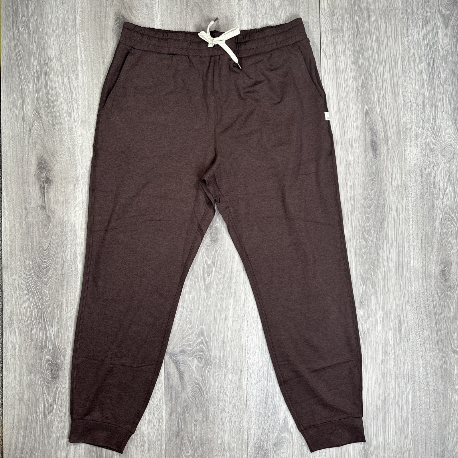 Vuori Womens Large Performance Joggers Gym Pants Java Heather VW303-image