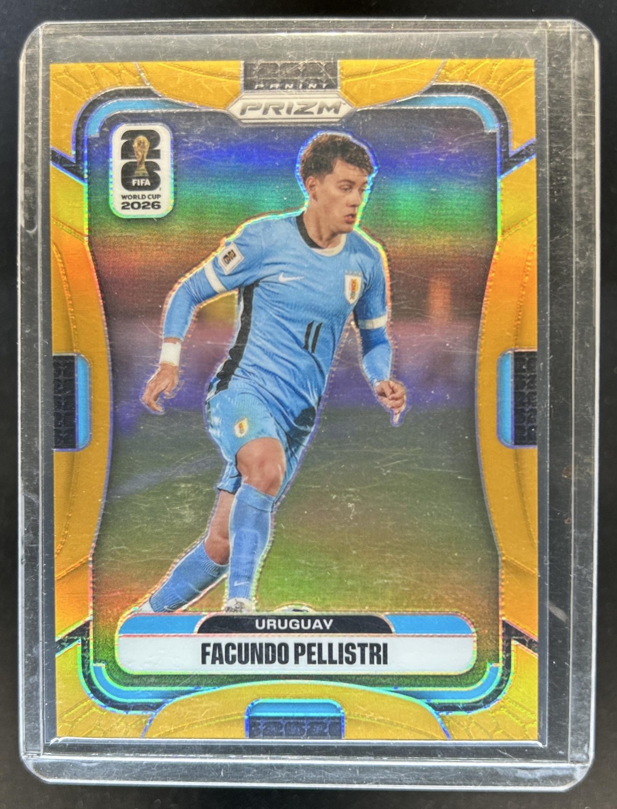 2026 Panini Prizm World Cup Facundo Pellistri Gold #/10 Uruguay