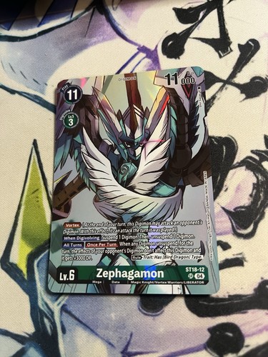 Digimon CGC Digimon Liberator Debugger Set PB-22 Zephagamon Alt Art ST18-12
