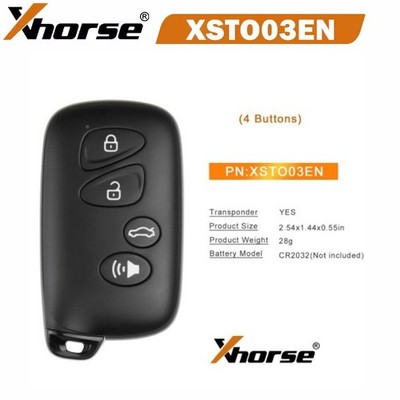 Xhorse XSTO03EN XM38 Universal Smart Key for Toyota 4 Buttons for VVDI MAX