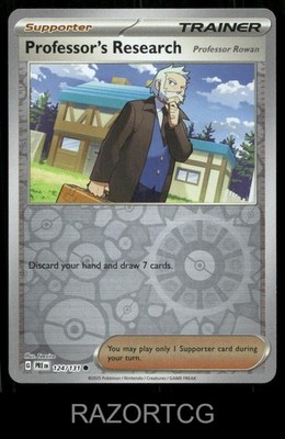 PROFESSOR'S RESEARCH 124/131 PRISMATIC EVOLUTIONS REVERSE HOLO NM