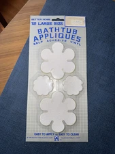 Vintage Bathtub Appliques Daisy Better Home Plastics Corp 1996 NOS SEALED