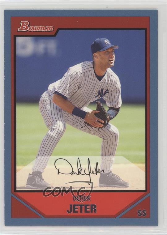 2007 Bowman Blue 34/500 Derek Jeter #90 HOF g2x
