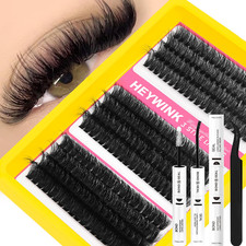 Lash Clusters Kit 60D 80D 100D Thick Cluster Eyelash Extensions 12-18Mm Lash Clu