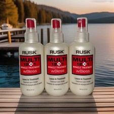 3 PK RUSK W8LESS MULTI 12 IN 1 MIRACLE LEAVE-IN HAIR TREATMENT 6oz DAMAGE REPAIR