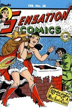 Sensation Comics Facsimile Edition #38A Stock Image