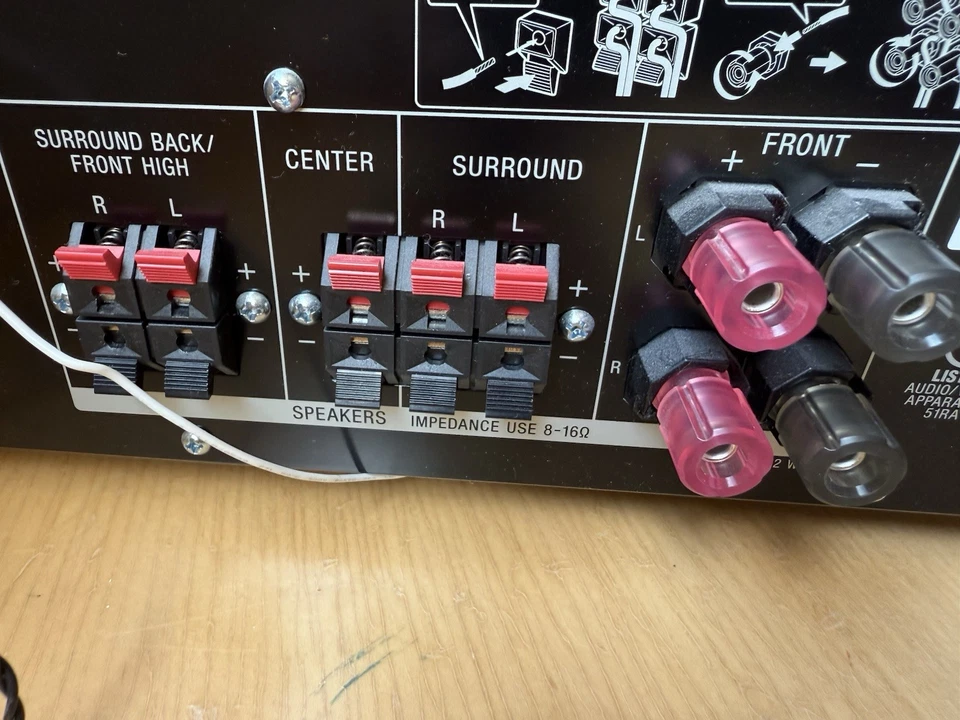 Sony STR-DH520 Multi-Channel AV Receiver 7.1 w/remote and antenna bundle  - Image 4 of 4