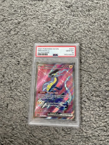 Miraidon ex graded PSA 10 for sale on eBay