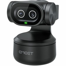 EMEET Pixy Dual-lens 4K PTZ Webcam with Gesture Control and Auto Tracking, Work