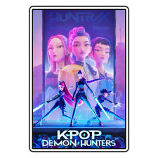 KPop Demon Hunters 2025 Movie Poster 1 Sticker Waterproof Vinyl Decal Die-Cut