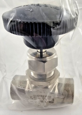 Swagelok SS-1VF4 Needle Valve 1/4'' FNPT 316 Stainless Steel