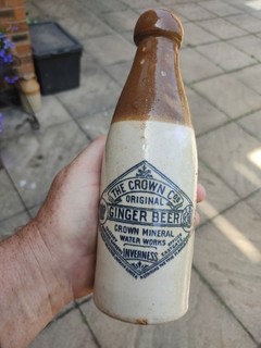 INVERNESS SCOTTISH HIGHLANDS GINGER BEER BOTTLE CIRCA 1895/1905