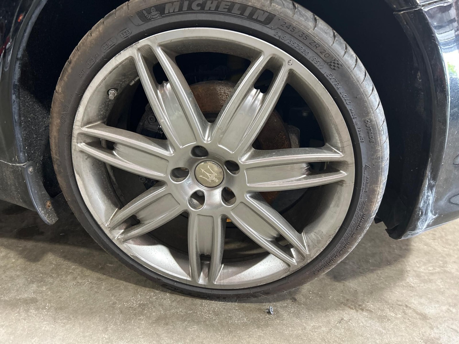 2009 Maserati Quattroporte Wheel Rim 20x8.5 Alloy 7 Spoke FRONT OEM 670010622