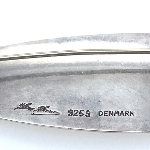 Sterling Silver Hans Hansen Danish Mid Century Modernist Pin - 第 4/5 張圖片
