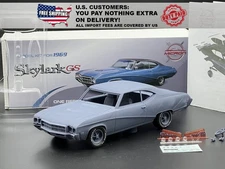 1:25 1969 Buick Skylark GS Resin Model Kit With Rubber Tires and Clear Parts
