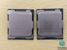 LOT OF 2 Intel SR3LM Xeon W-2125 4.0Ghz 4-Core Socket 2066 CPU Processor Skylake