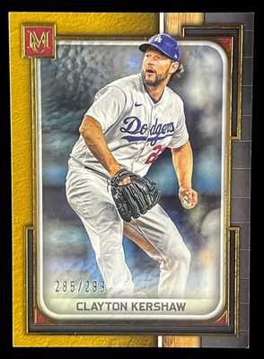2023 Topps Museum Collection - Clayton Kershaw #85 Gold /299 for