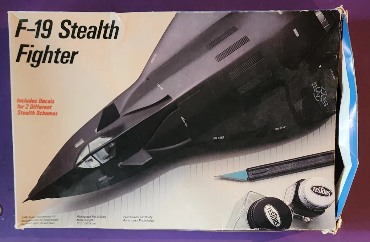 プラモデル完成機　1/48　STEALTH FIGHTER F 19 Stealth Fighter for sale | eBay