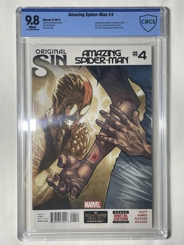 Amazing Spider-Man #4, CBCS 9.8 NM/MT, 2014, 1st Appearance of Silk Key Marvel