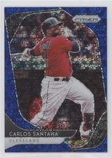 2020 Panini Prizm Tier II Quick Pitch Blue Donut Circle /199 Carlos Santana 07rd