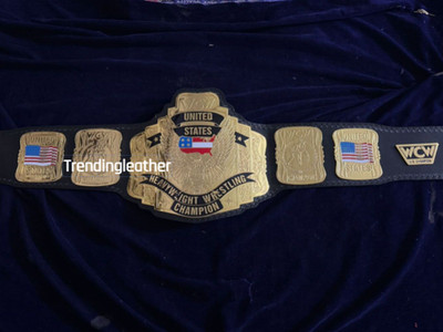 United State Championship Belt Adult Size Raplica Zinc plates