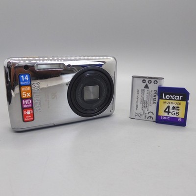 Pentax Digital Camera Optio S1 Chrome Silver Tested