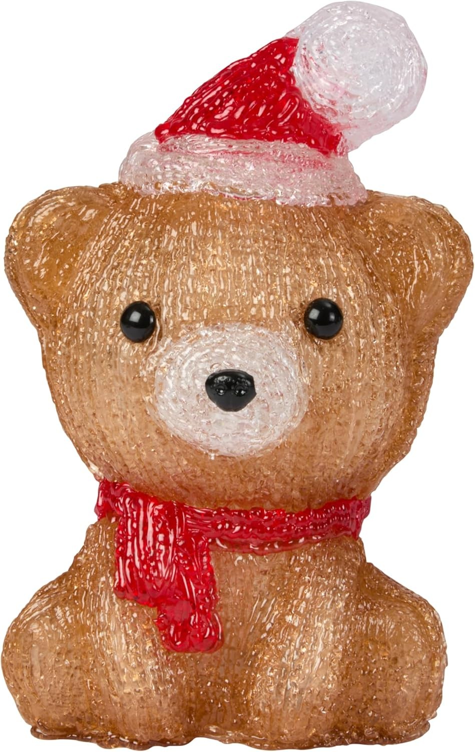 Smart Garden InLit Ice Brown Bear Cub – 20 cm Acrylic Battery Powered Christm