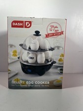 DASH Deluxe Egg Cooker 12 Eggs Capacity Elect...