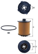 Filtro olio OX 1357D KNECHT per VOLVO