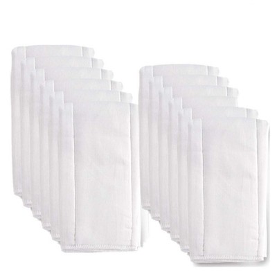 6 Ply Cloth Diapers Prefold, Thick Washable Absorbent Cotton Prefold Cloth Di...