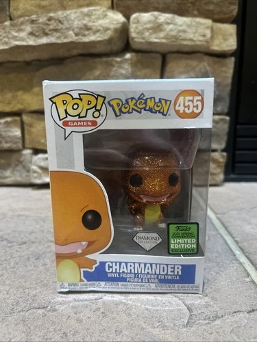 Funko Pop Pokemon Charmander Diamond Collection 2021 Spring Convention Exclusive