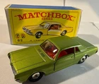 Matchbox Lesney Vintage 1960s Mercury Cougar #62 Doors Open In Original Box