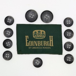 Cambridge Replacement Buttons Suit Jacket Blazer Sport Coat Gray LOT of 11