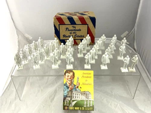 Vintage Marx The Presidents Of The United States Figures.