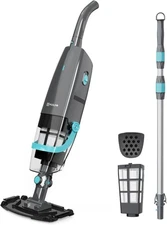 PoolMr Cordless Handheld Pool Vacuum, Rechargeable (2025 Version) Teal