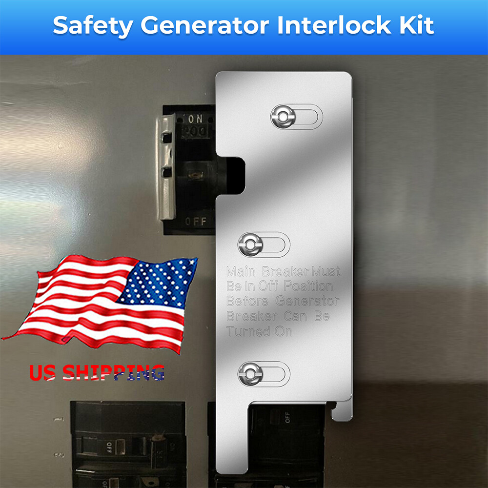 Interlock Kit For Square D 200 Amp Panel Electrical Main Breaker Usa