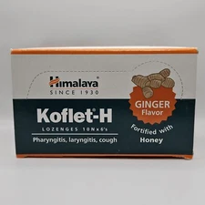 Koflet H Himalaya Ginger FRESH NEW  Care Sore throat and cough oropharyngeal