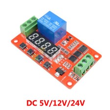 5/12V/24V PLC Relay Multifunction Self-lock Cycle Timer Module Delay Time Switch