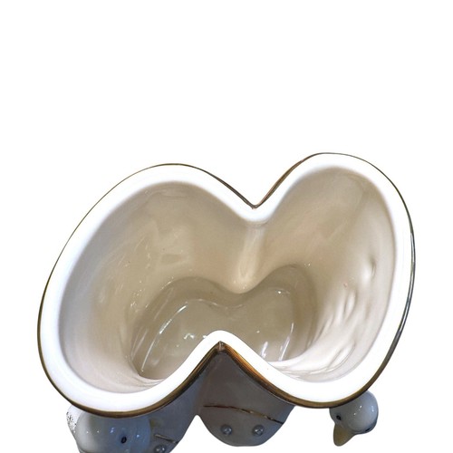 Vintage Lenox Petals And Pearls Duck Bud Vase Excellent Condition Discontinued - Picture 7 of 14