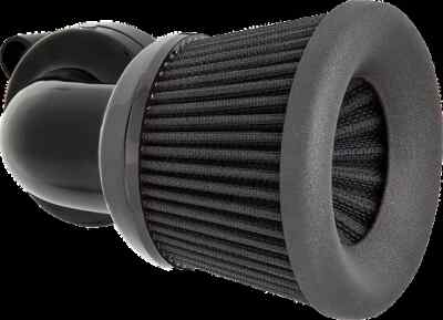 AN Velocity 90 Degree Air Filter Kit Black Harley Softail Slim 12-15