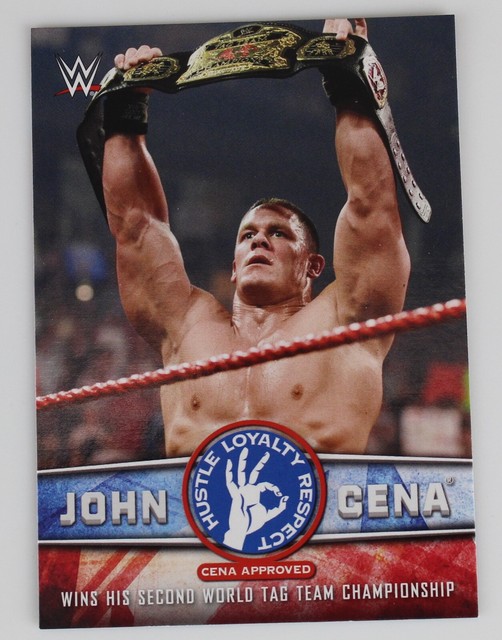John Cena Topps WWE Wrestling Trading Card WWF AEW Raw Smackdown