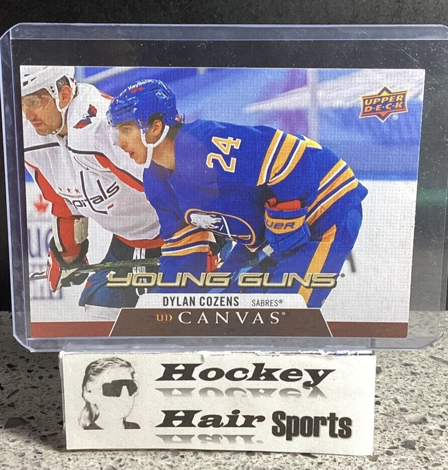 2020-21 Upper Deck Dylan Cozens UD Canvas Young Guns Rookie Card #C233